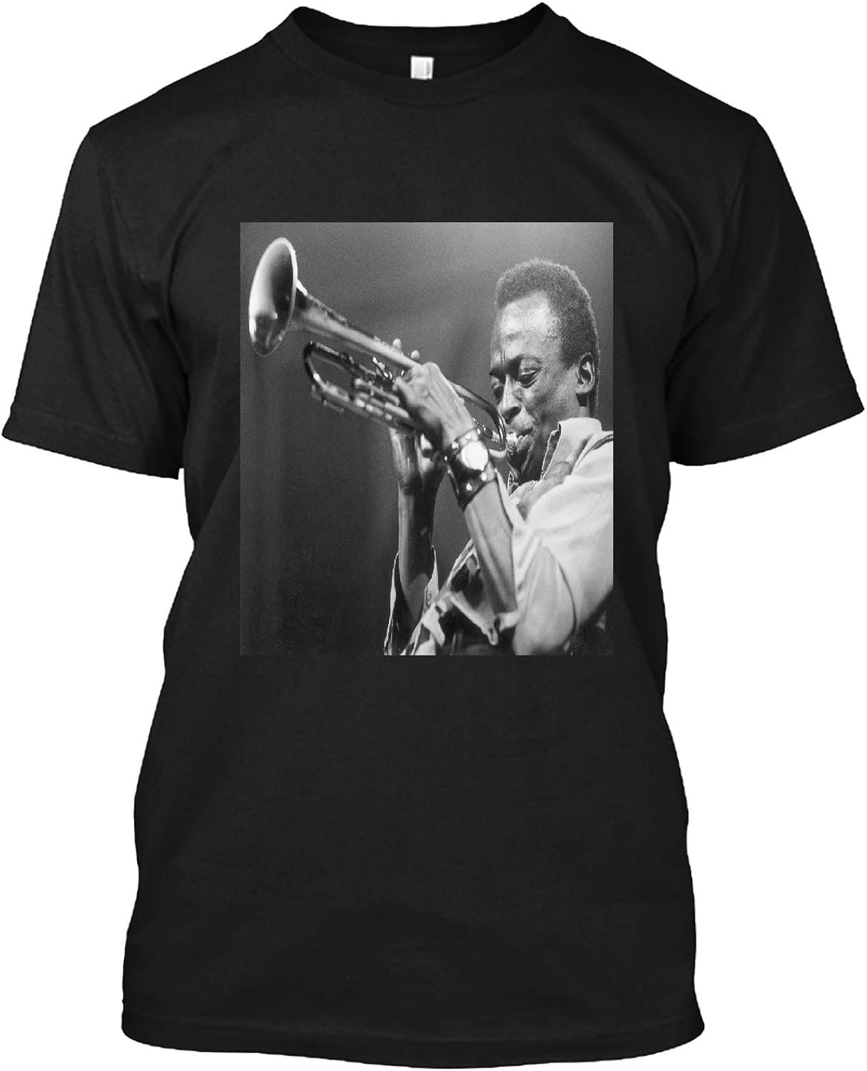 black and cream t shirt