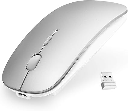 Amazon Anewkodi ワイヤレスマウス 無線マウス Bluetooth 超静音 薄型 高精度 3dpiモード Usb充電式 省エネルギー コンパクト 持ち運び便利 シルバー Anewkodi パソコン 周辺機器 通販