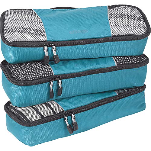 ebags Classic Slim 3pc Packing Cubes (Aquamarine) Pricepulse