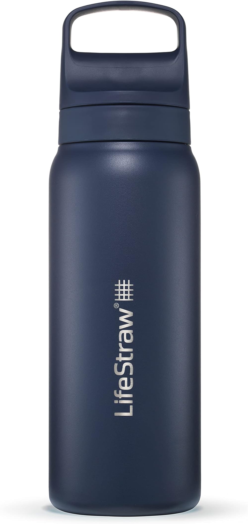 LifeStraw Go Series Insulated Stainless Steel Water Filter Bottle 24oz Aegean