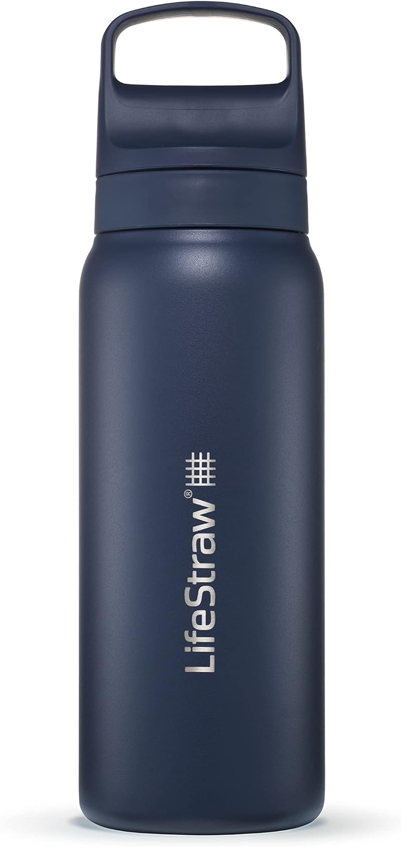 LifeStraw Go Series Insulated Stainless Steel Water Filter Bottle 24oz Aegean