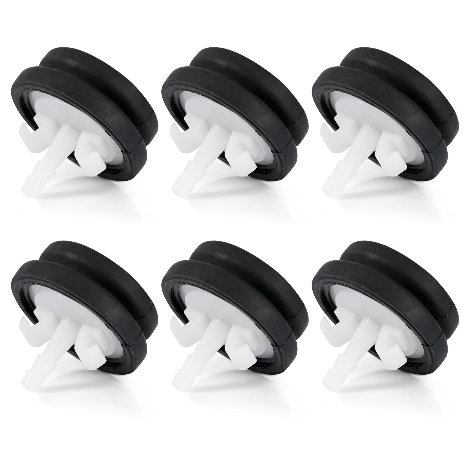 Gosknor 6pcs Snowblower Parts for Furgle 667460 Toro, Premium Detachable Snowblower Primer Bulb Snow Blower Accessories Perfect Replacement Parts for Snow Blower(Black, White)