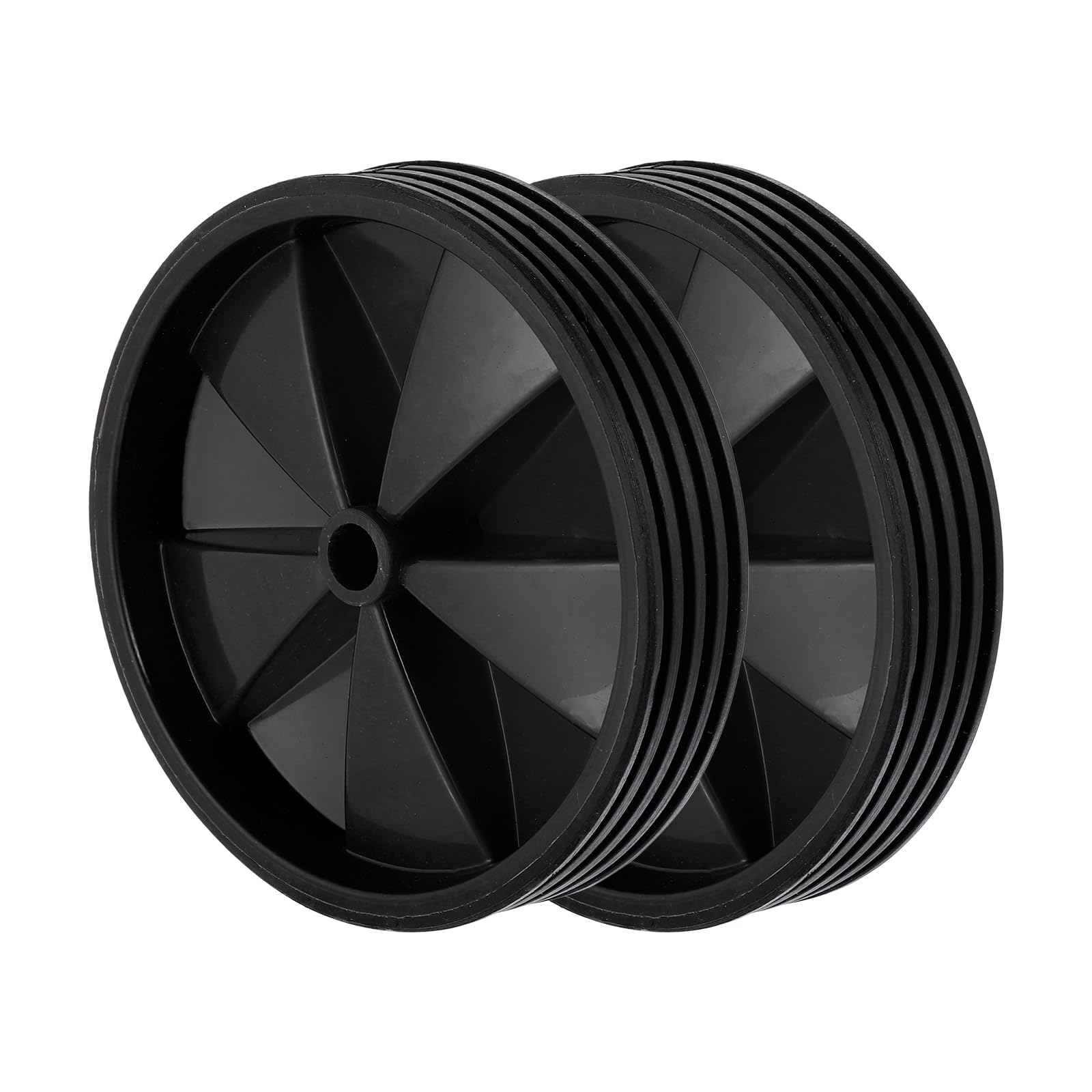 PATIKIL Bike Training Wheels, 1 Pair Bicycle Assist Wheel Balance Training Tool Replacement Parts Wheels for Bike, Black