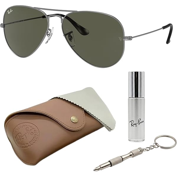 Amazon.com: Ray-Ban Unisex RB3689 Aviator Metal II Aviator