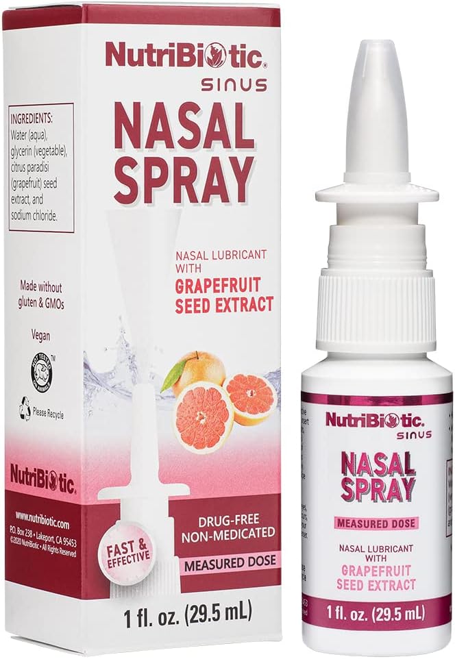 NutriBiotic Nasal Spray with Grapeseed Extract 1 fl oz 29.5 ml