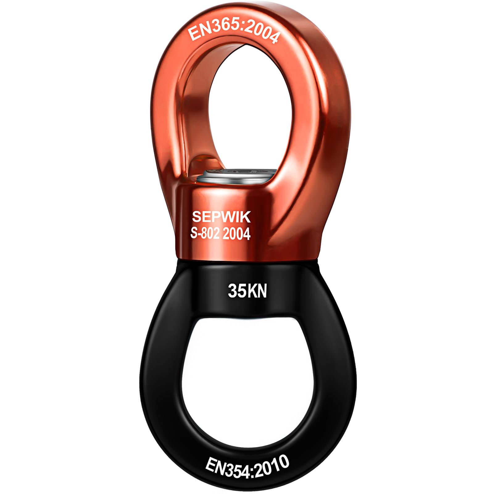 SEPWIK Swing Swivel, 35KN Swing Spinner, 360° Safety Rotational Device Hanging Accessory for Hanging Hammock, Web Tree Swing, Aerial Dance, Children's Swing