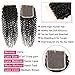 Hermosa Brazilian Curly Human Hair Bundles with Closure Grade 10A Virgin Unprocessed Brazilian Hair Weave Bundles with Closure Free Part 10 12 14 with 8