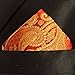 Paul Malone Necktie, Pocket Square and Cufflinks 100% Silk Gold Red Paisley