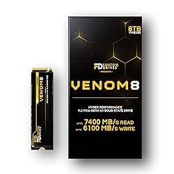 Fantom Drives VENOM8 8TB NVMe Gen 4 M.2 2280
