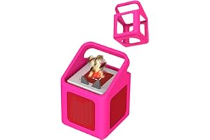 Silicone Case for Tonies Toniebox 1,Full Protective Cover for Anti-Scratch,Skin-Friendly Dirt and Shock Resistant,Rosered