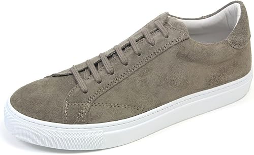 Amazon エーエムビー レースアップスニーカー ストーングレースエード 98 Croute 368f Stone Grey 43 26 5 27 0cm Amb エーエムビー スニーカー