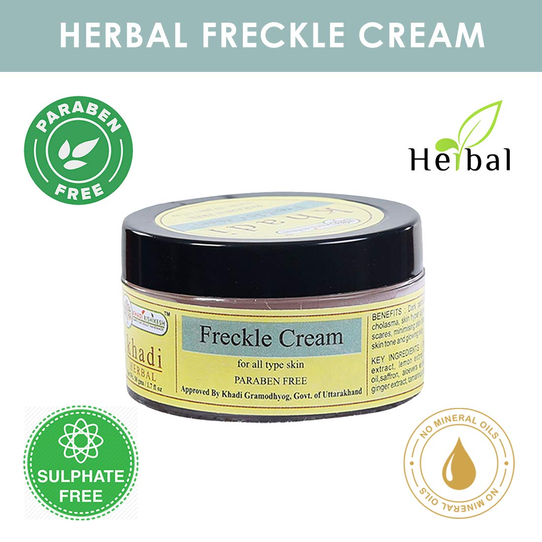 khadi freckle cream