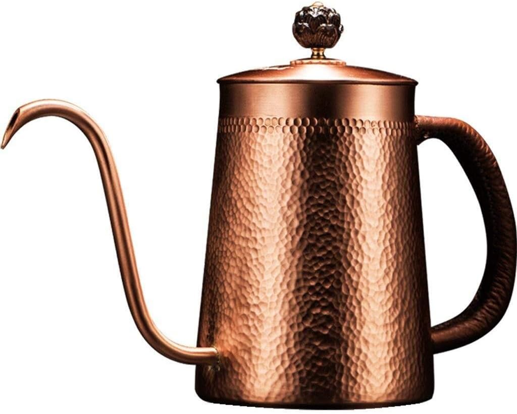 Kettles Electric Cordless Quiet Boil Fine Coffee Pot Copper Hand Coffee Maker Household Mouthpiece,Fast Boil Stainless Steel Hot Cordless Water Kettle