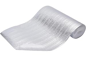 OLYCRAFT 15.6 Inch x 5.5 Yard Heat Resistant Batting for Potholders Insulated Fabric Thermal Lining Batting Aluminum Foil Hea