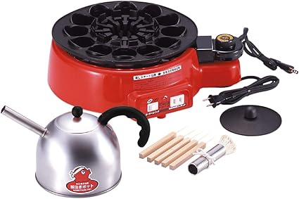 Amazon Mt Cedar 自動返し式たこ焼き器 たこ焼き工場トントン Ks 2614 杉山金属 たこ焼き器