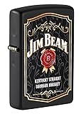 Zippo Jim Beam Black Matte Pocket Lighter