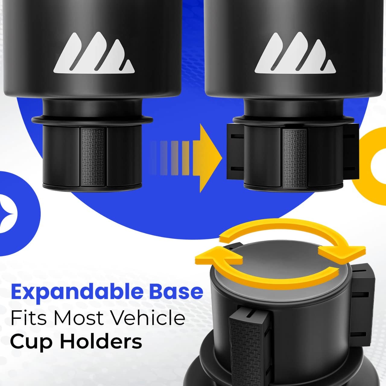 Integral Ultimate Expander Car Cup Holder Adjustable Base Expander