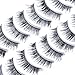 Kenzie Beauty 50 Pairs Wispies False Eyelashes Handmade Natural Lashes Pack