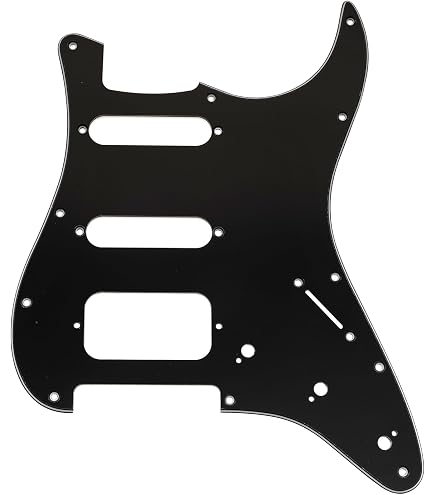 Amazon.com: Musiclily Pro 11-Hole Round Corner HSS Guitar Strat