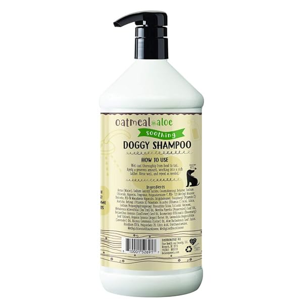 BOTANIQUE PETS DOG SHAMPOO WITH ULTRA-SOOTHING INGREDIENTS TO CLEANSE AND CALM, 32OZ /960 ML