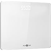 550lb Scale for Body Weight with Ultra-Wide Platform and Large LED Bezel-Less Display, Accurate High Precision Digital Bathro