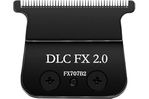 AUDOC FX707Z Replacement Trimmer Blades Compatible with BaBylissPRO FX787 & FX726 Trimmer,FX707Z DLC 2.0 Trimmer Blades Compatible with BaByliss Barberology Trimmer Blades