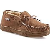 Guide Gear Men’s Moccasin Slippers Suede Chukka, Indoor and Outdoor Bedroom House Slippers