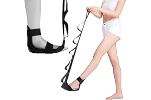 Jayefo Sports Leg and Foot Stretcher For Plantar Fasciitis Relief For Men & Women Leg Heel Quads Hamstrings Calf Stretcher Strap Machine