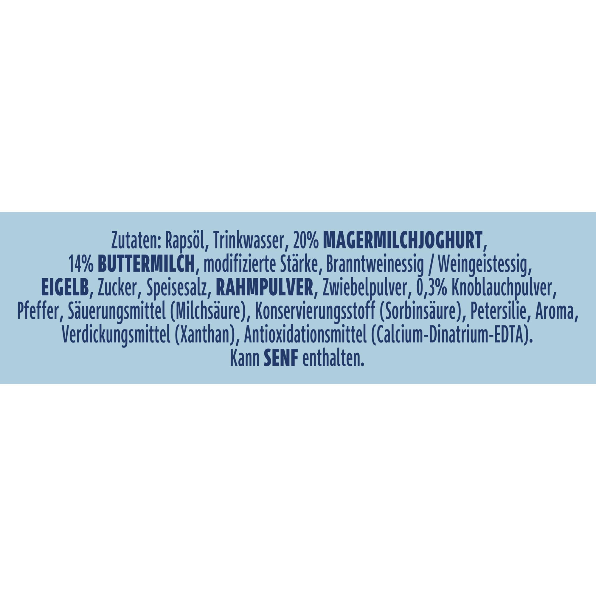 Hellmann's Classic Ranch Sauce cremige und würzige Grillsauce mit Buttermilch und Knoblauch 245 ml 5
