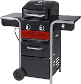 Char-Broil Gas2Coal 210 Hybrid Grill Gas Barbecue Black view 3