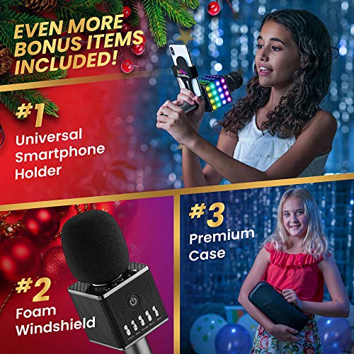 2 KaraoKing+Wireless+Bluetooth+Karaoke+Microphone