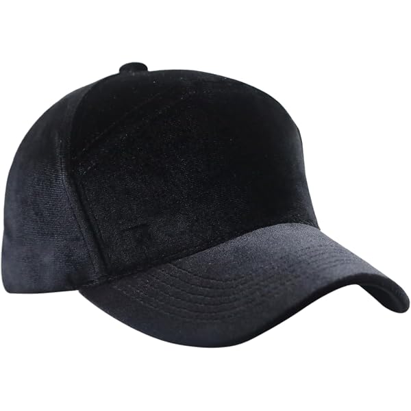 Amazon.com: surell Accessories Velvet Baseball Cap, Blue  display picture 2