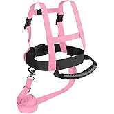 Odoland Kids Ski Snowboard Training Harness Toddler Skiing Harness with Removable Leash Speed Control Teaching for Beginners