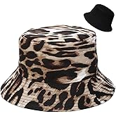 XYIYI Cute Bucket Hat Beach Fisherman Hats for Women, Reversible Double-Side-Wear