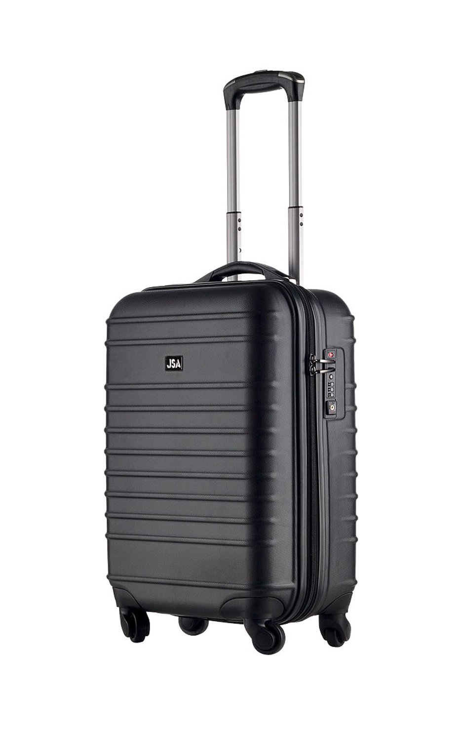 Lightpak 949762 - Suitcase trolley ABS 4 wheels, black