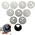 Griiyakii Clay extruder Tool,4 in 1 Extruser Die Set,10 Different Plates for Sculpting for Clay Gun Tools(Compatible with The Shimpo Handheld Extruder and The Griiyakii Clay extruder)
