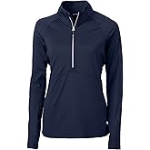 Cutter & Buck Womens Long Sleeve Adapt Eco Knit Half Zip Pullover