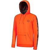 BASSDASH Men’s Hunting Fleece Hoodie Midweight Water Resistant Performance Camo Fishing Outdoor Pullover Sweatshirt FS29M