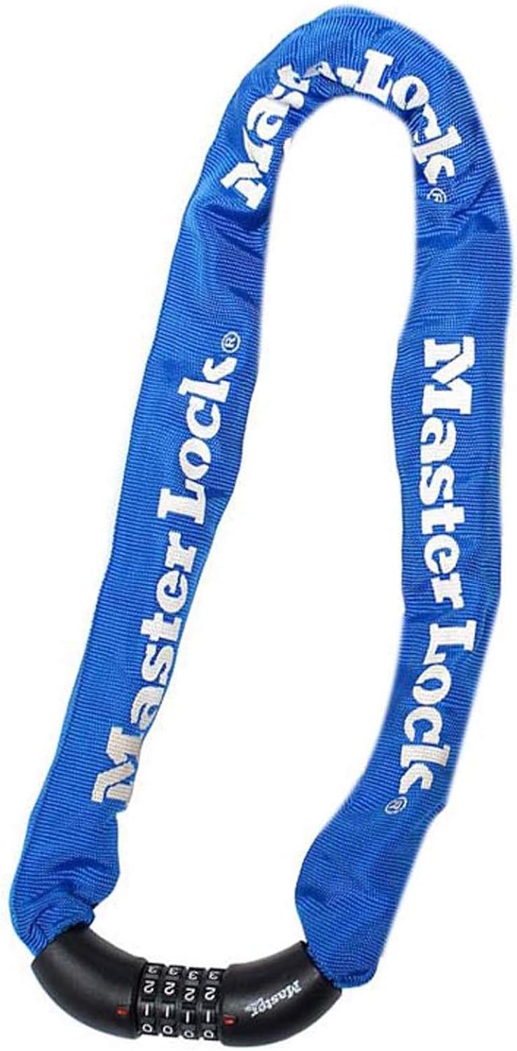 Master Lock Chain with Integrated 4 Digit Resettable Combination Lock