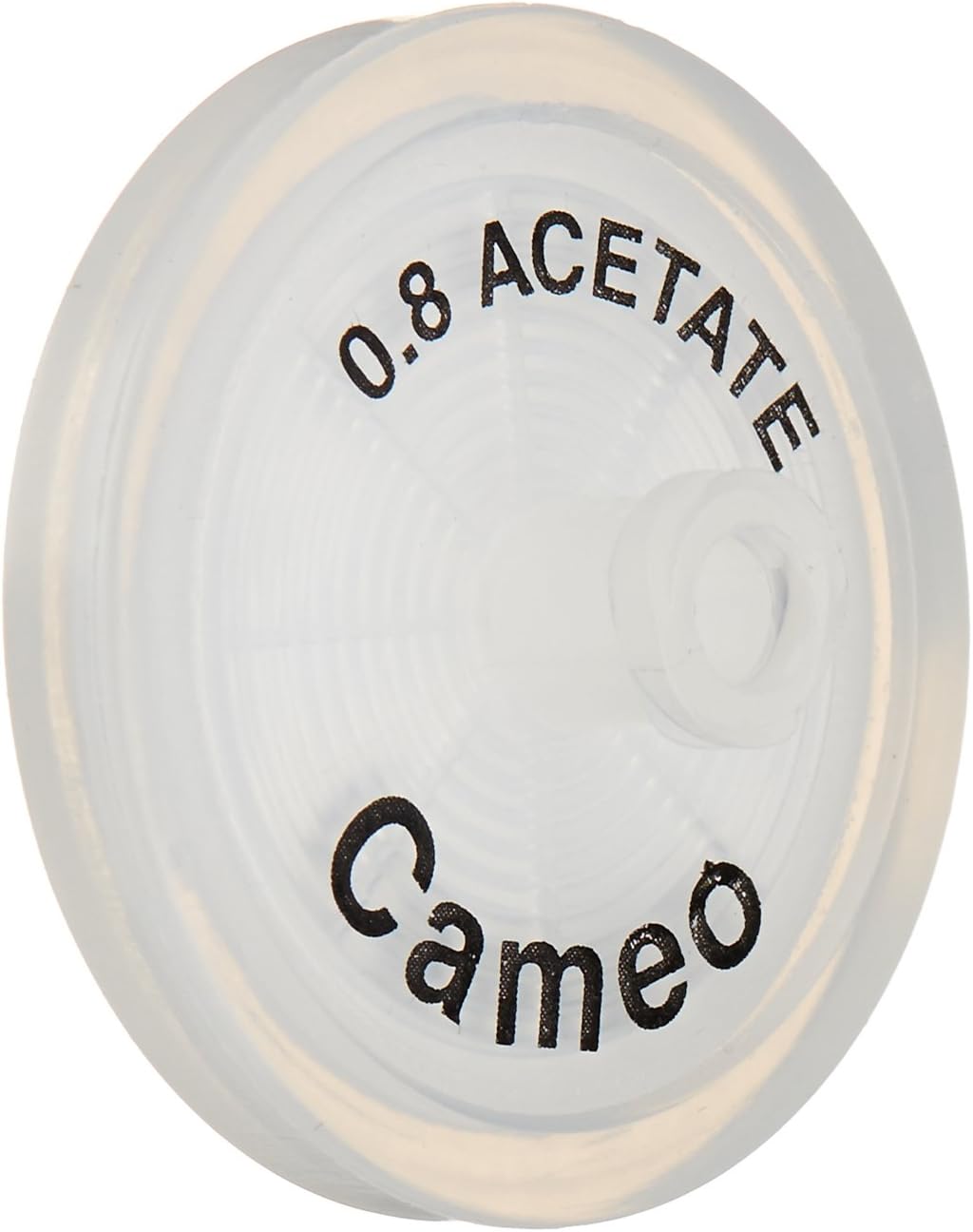 GVS Life Sciences Cameo 1226939 Cellulose Acetate Membrane Syringe Filters, 0.8 Micron Pore Size, 30mm Diameter (Pack of 50)