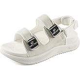 ONCAI Orthopedic Women Sandals with Arch Support Comfort Casual Sport Platform Recovery Hiking Sandals for Laides Water Summer Vacation Shoes Thick Outdoor Adjustable Strap Size 6-12