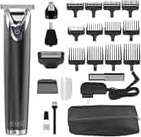 wahl stainless steel lithium ion 2.0 slate beard trimmer