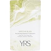 YRS Matcha Bliss Balancing Coconut Aromatherapy Foam Bath, Eucalyptus, Rosemary, and Epsom Salt Natural Bubble Bath