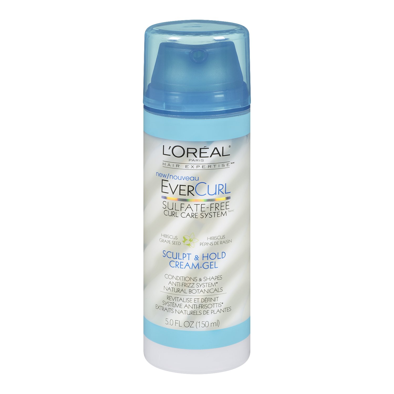 L'Oreal Paris EverCurl Sculpt and Hold Cream Gel, 5.0 Fluid Ounce