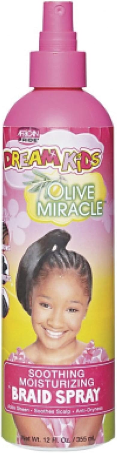 African Pride - Dream Kids Detangling Shampoo, Conditioner, Braid Spray & Leave-in Conditioner Set, 4 Piece Set - Image 5