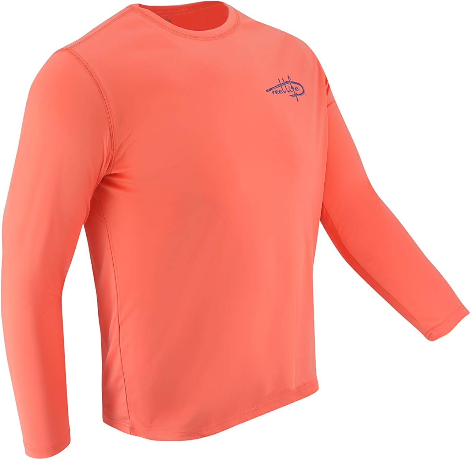 Amazon Com Reel Life Men S Long Sleeve Uv Fishing Shirt Bait Shop Uv Protection Lightweight Breathable Moisture Wicking Clothing