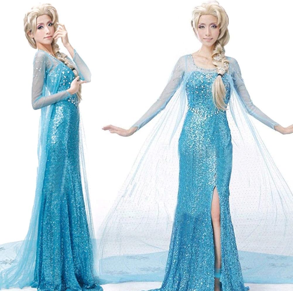 Princess Dress Women Girls Fancy Party Dress Up Halloween Cosplay Costume: Clothing