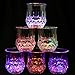 Liquid Activated Multicolor LED Tumblers ~ Fun Light Up Drinking Glasses - 6 oz. - Set of 8
