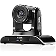 Tenveo NDI PTZ Camera Church Streaming 1080P 60FPS with 20X Optical Zoom Wide Angle Lens USB/HDMI/SDI/RJ45 Output Supports Network Streaming Works with Zoom Skype Teams for Large Event/Meeting