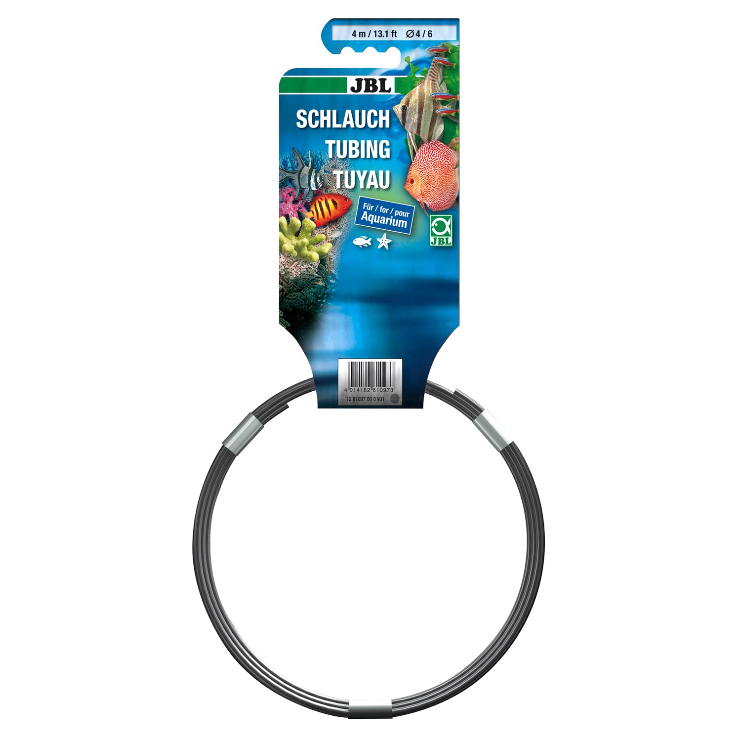 JBL 6109700 Tube Water Hose for Aquariums Aqua, Gray, 4/6 mm Durchmesser